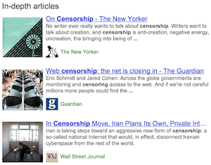 Google Introduces In-Depth Articles