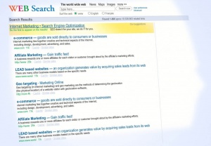 internet web search without ads