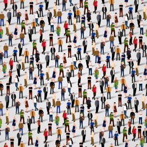 Large group of people
